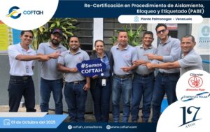 Certificación en Procedimiento De Aislamiento, Bloqueo y Etiquetado (PABE)