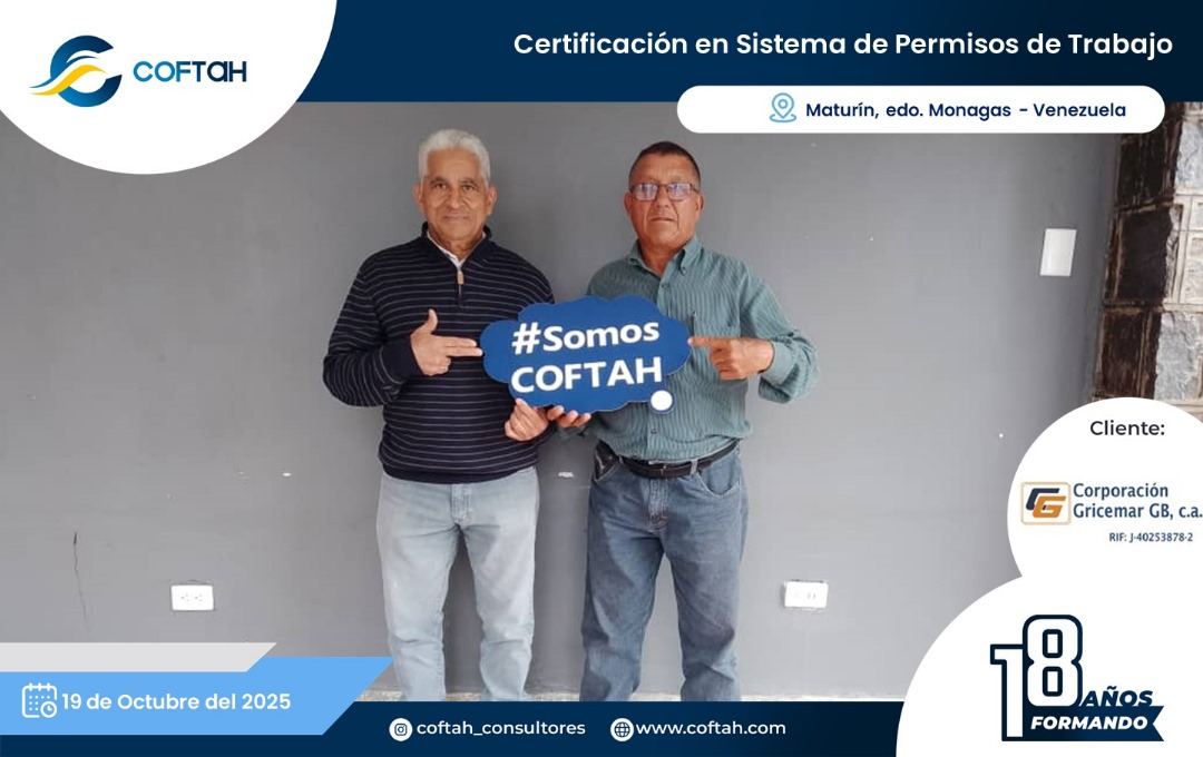 Lee más sobre el artículo Certificación en Sistema de Permisos de Trabajo en CORPORACION GRICEMAR