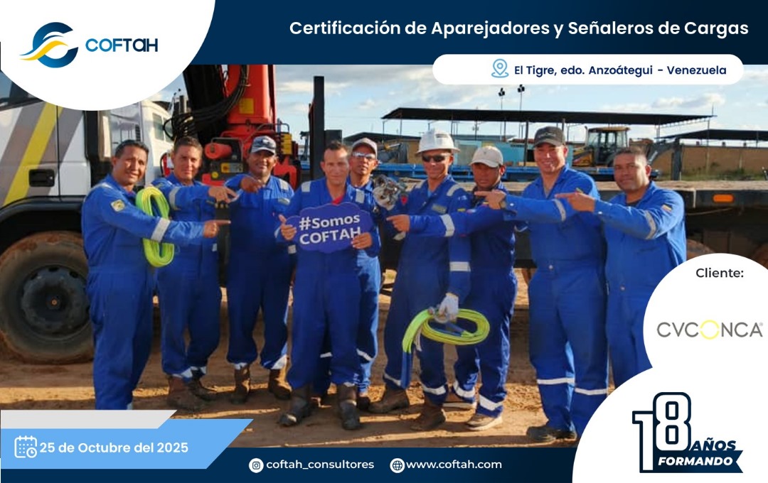 Lee más sobre el artículo Certificación de Aparejadores y Señaleros de Cargas en CVCONCA