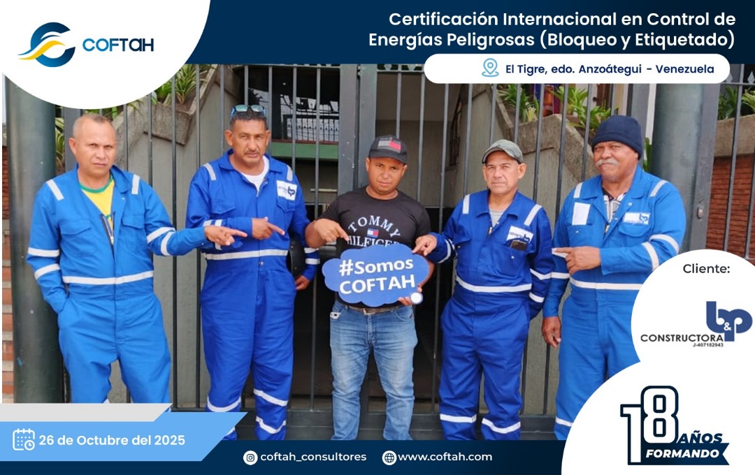 Lee más sobre el artículo Certificación Internacional en Control de Energías Peligrosas (Bloqueo y Etiquetado) ANSI/ASSP Z244.1-20 en CONSTRUCTORA B&P