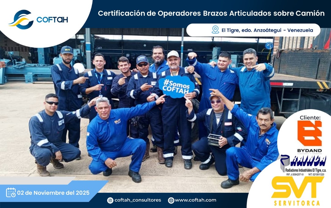 Lee más sobre el artículo Certificación de Operadores de Brazos Articulados sobre Camión en SERVITORCA – BYDAND – RAINCA