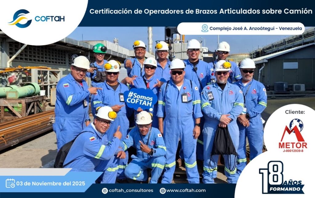 Certificación de Operadores de Brazos Articulados sobre Camión