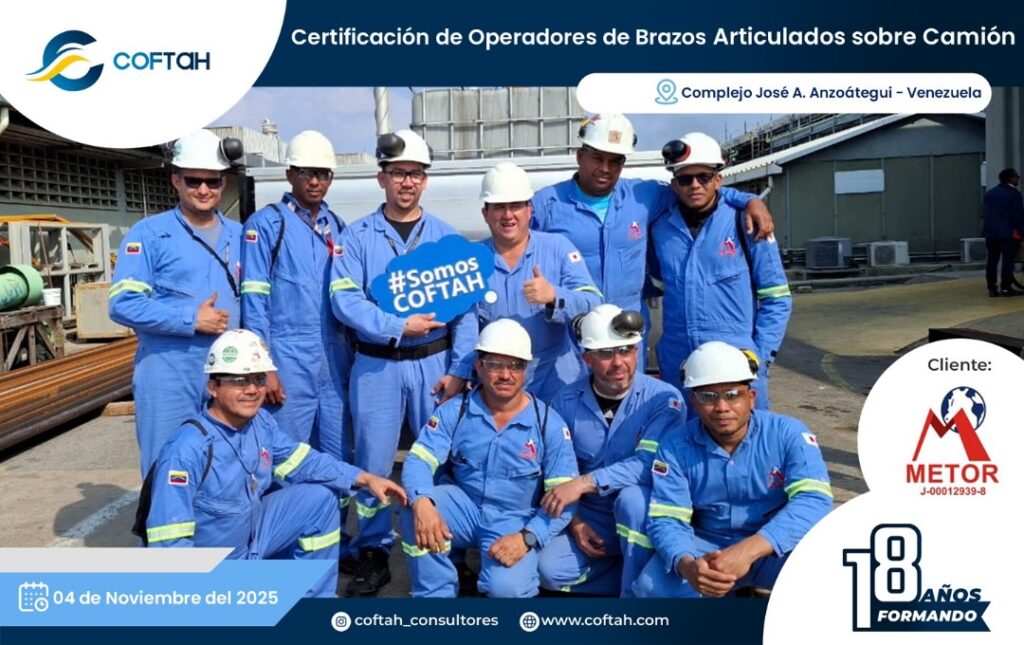 Certificación de Operadores de Brazos Articulados sobre Camión