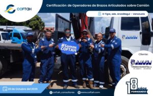 Certificación de Operadores de Brazos Articulados sobre Camión