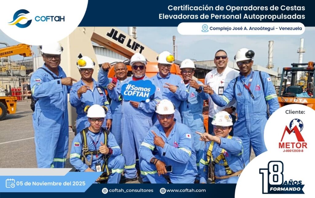 Certificación de Operadores de Cestas Elevadoras de Personal Autopropulsadas