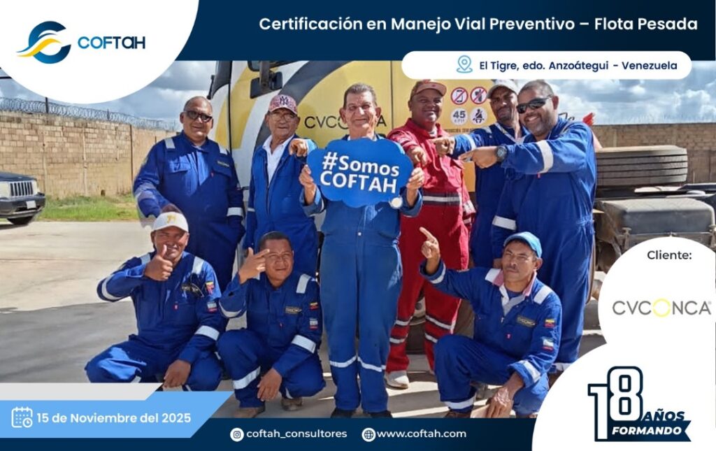 Certificación en Manejo Vial Defensivo – Flota Pesada
