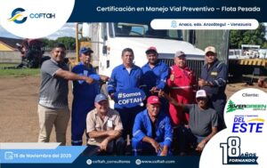 Certificación en Manejo Vial Defensivo – Flota Pesada