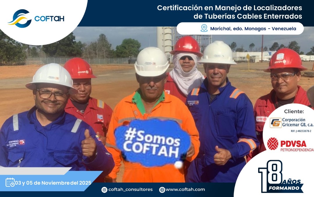Lee más sobre el artículo Certificación en Manejo de Localizadores de Tuberías Cables Enterrados en CORPORACION GRICEMAR y PDVSA PETROINDEPENDENCIA