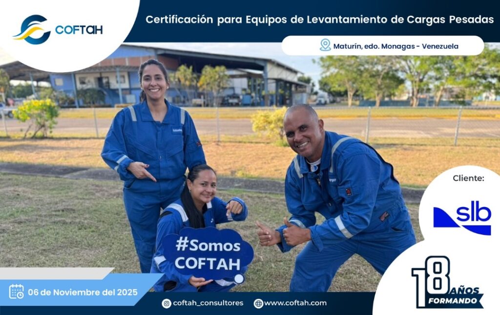 Certificación para Equipos de Levantamientos de Cargas Pesadas