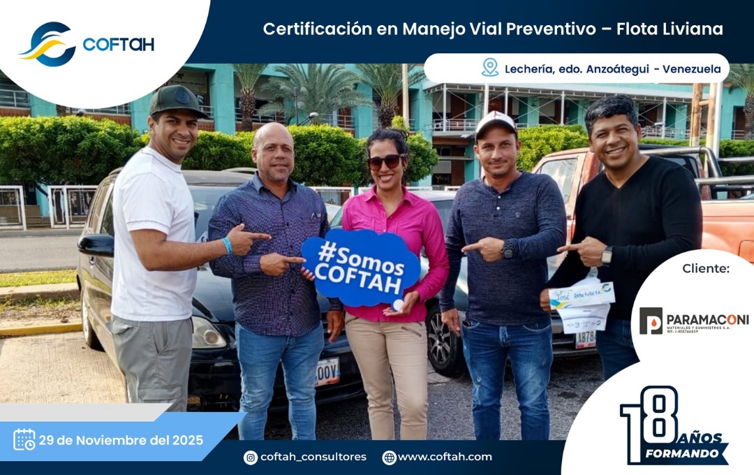 Lee más sobre el artículo Certificación en Manejo Vial Defensivo – Flota Liviana en PARAMACONI