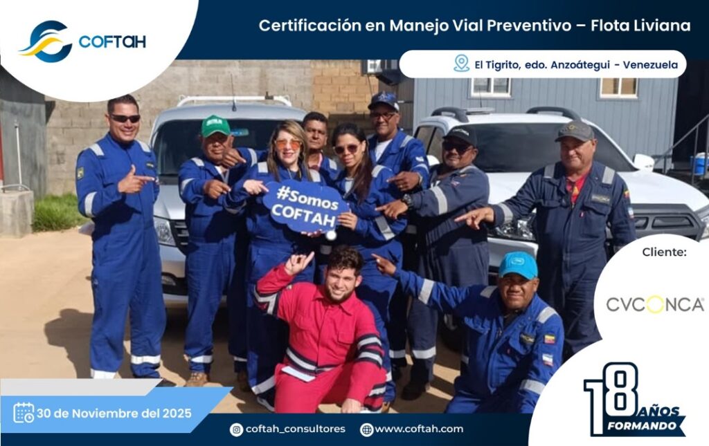 Certificación en Manejo Vial Defensivo – Flota Liviana