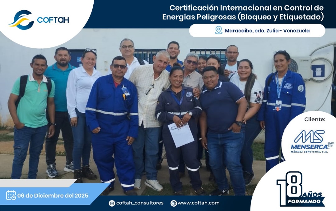 Lee más sobre el artículo Certificación Internacional en Control de Energías Peligrosas (Bloqueo y Etiquetado) ANSI/ASSP Z244.1-20 en MENSERCA