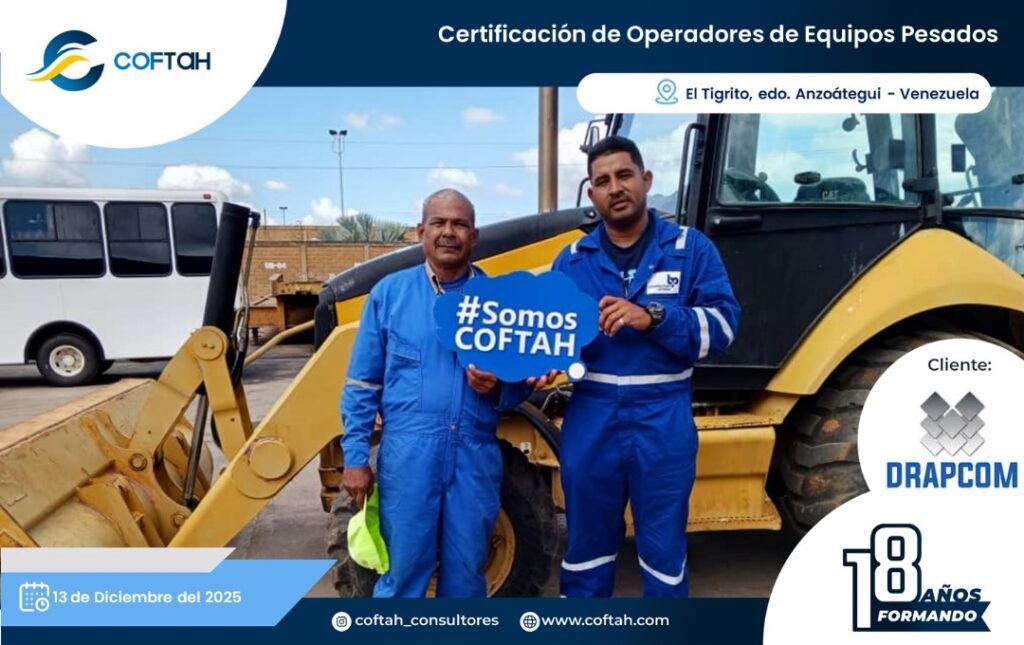 Certificación de Operadores de Equipos Pesados