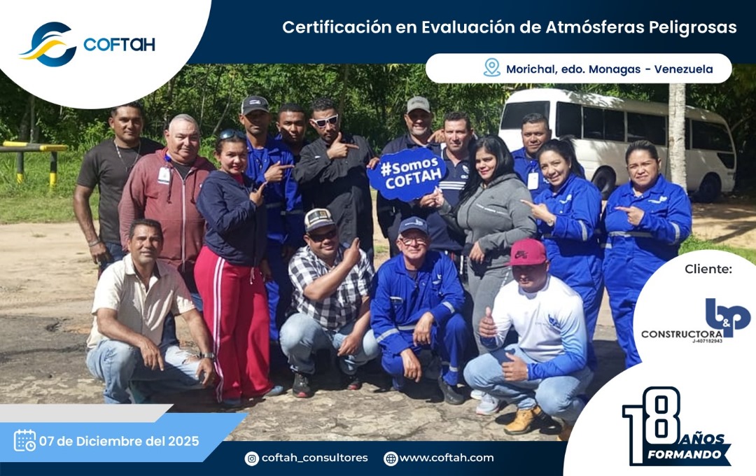 Lee más sobre el artículo Certificación en Evaluación de Atmósferas Peligrosas en CONSTRUCTORA B&P