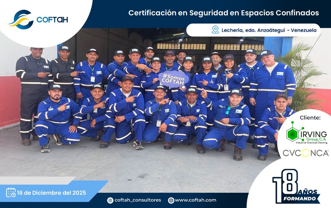 Lee más sobre el artículo Certificación en Seguridad en Espacios Confinados en IRVING GROUP y CVCONCA