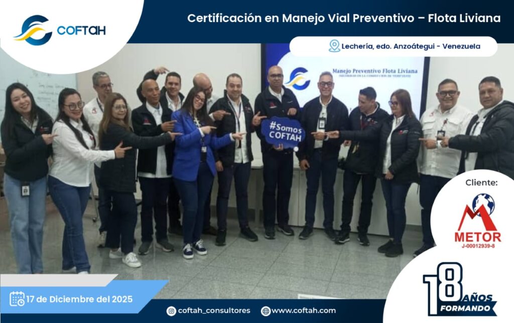 Certificación en Manejo Vial Preventivo - Flota Liviana