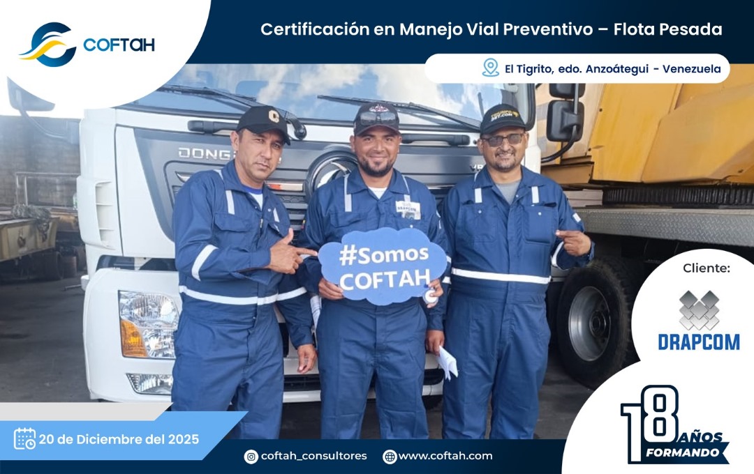 Lee más sobre el artículo Certificación en Manejo Vial Preventivo – Flota Pesada en DRAPCOM
