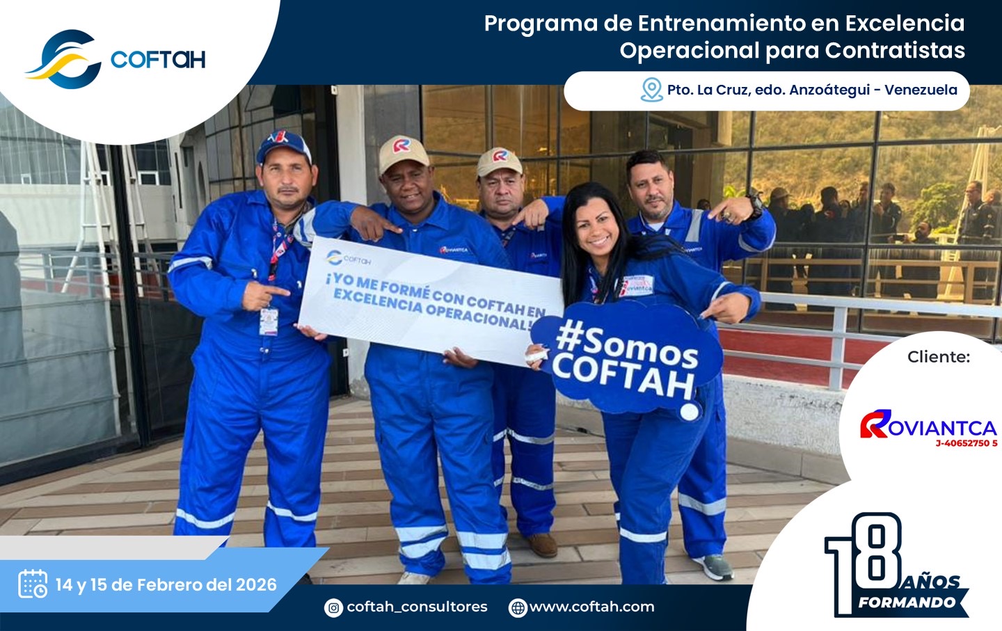 Lee más sobre el artículo Programa de Entrenamiento en Excelencia Operacional para Contratistas en ROVIANTCA