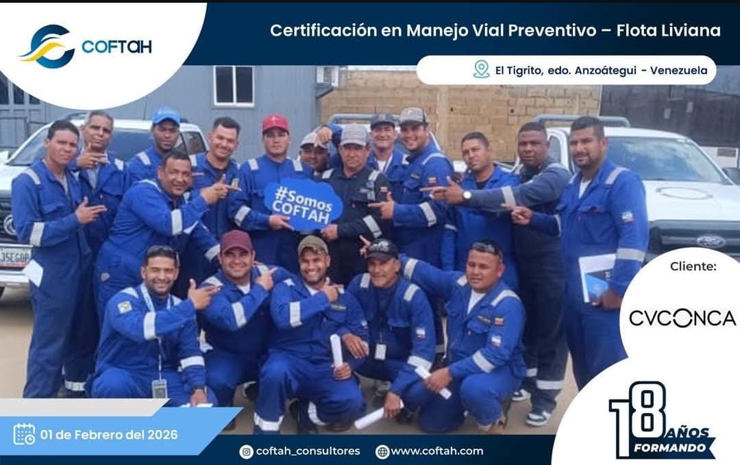 Lee más sobre el artículo Certificación en Manejo Vial Preventivo – Flota Liviana en CVCONCA