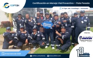 Certificación en Manejo Vial Preventivo – Flota Pesada