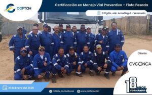 Certificación en Manejo Vial Preventivo – Flota Pesada