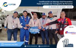 Certificación en Manejo Vial Defensivo – Flota Unidades de Transporte