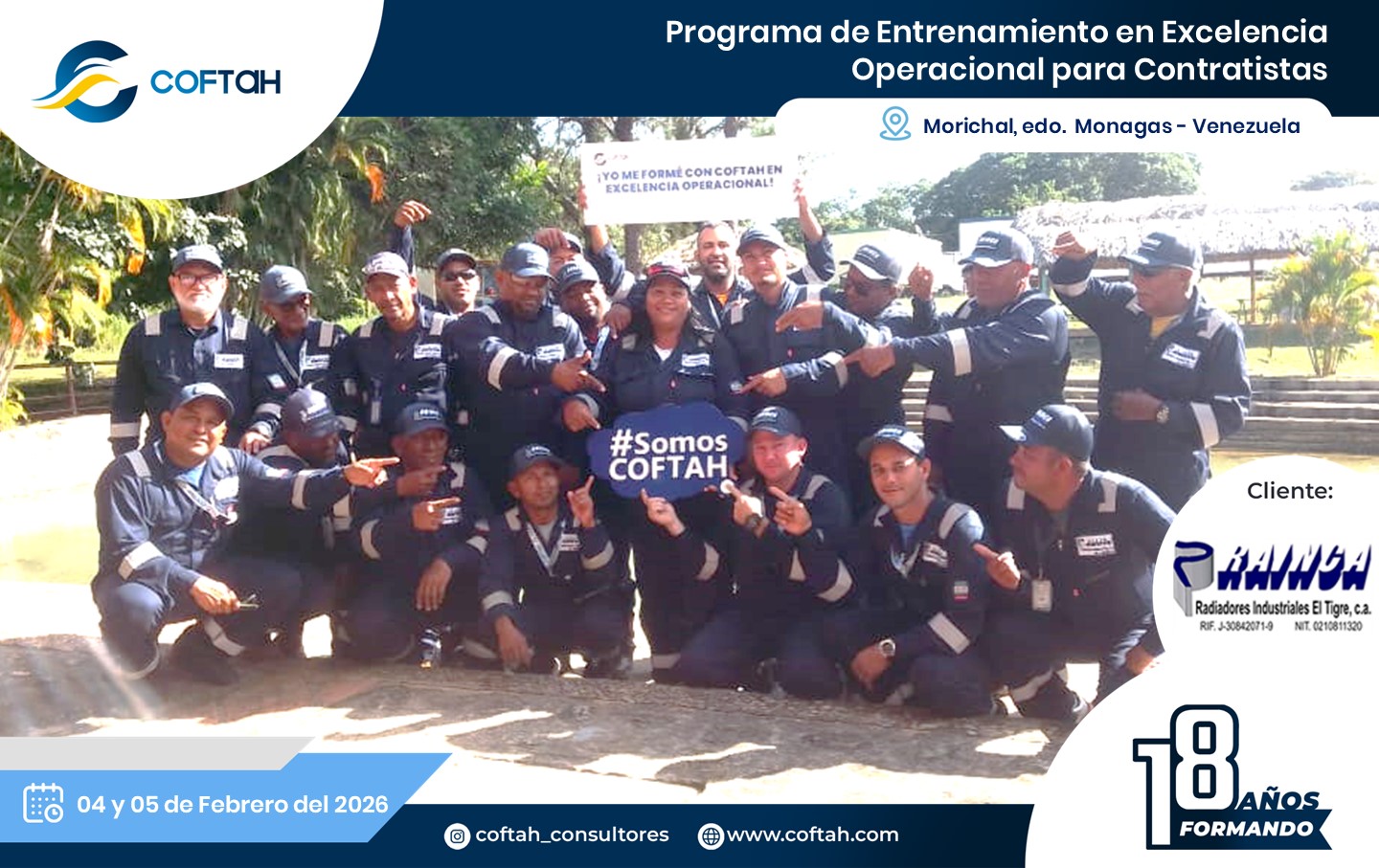 Lee más sobre el artículo Programa de Entrenamiento en Excelencia Operacional para Contratistas en RAINCA