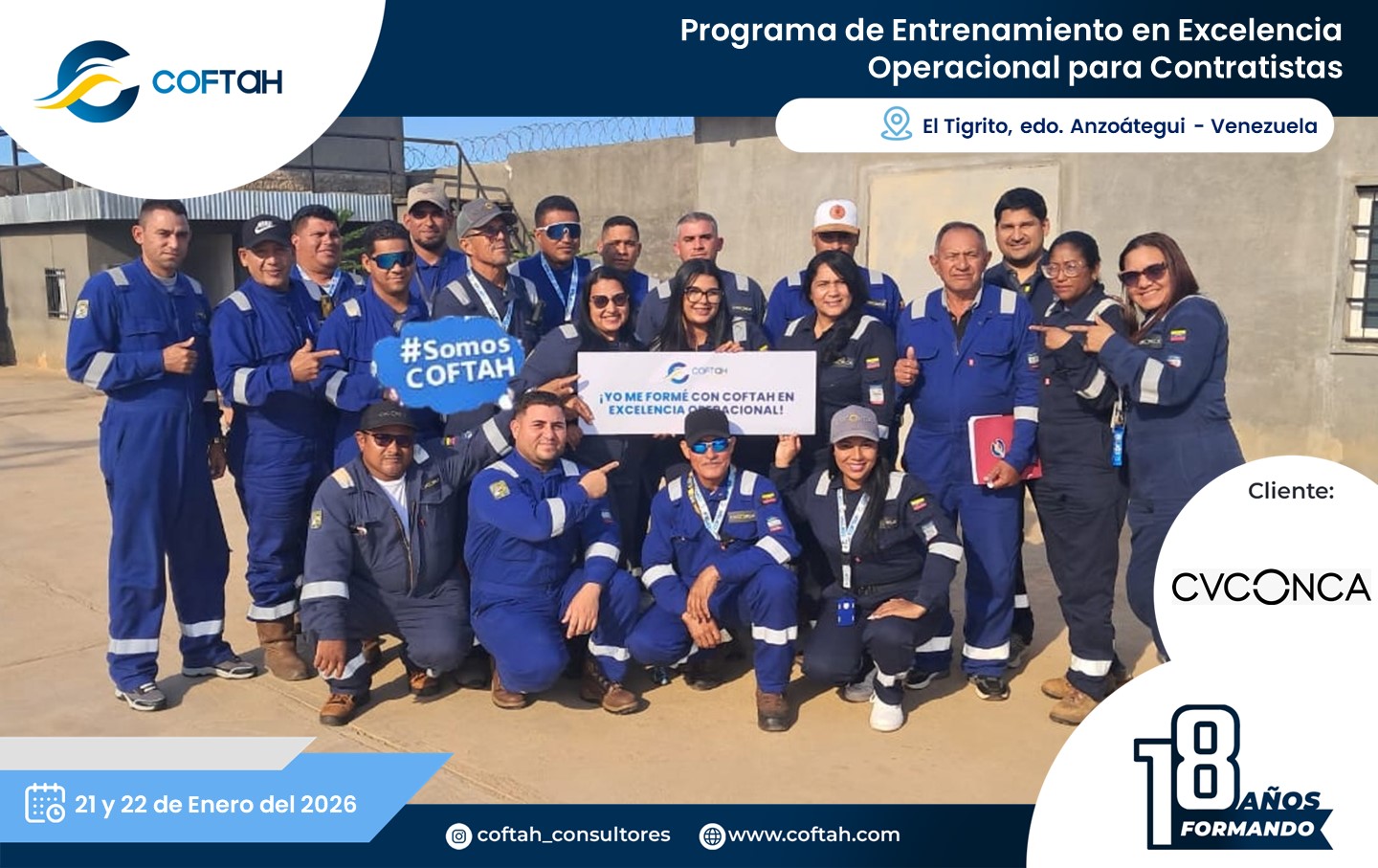 Lee más sobre el artículo Programa de Entrenamiento en Excelencia Operacional para Contratistas en CVCONCA