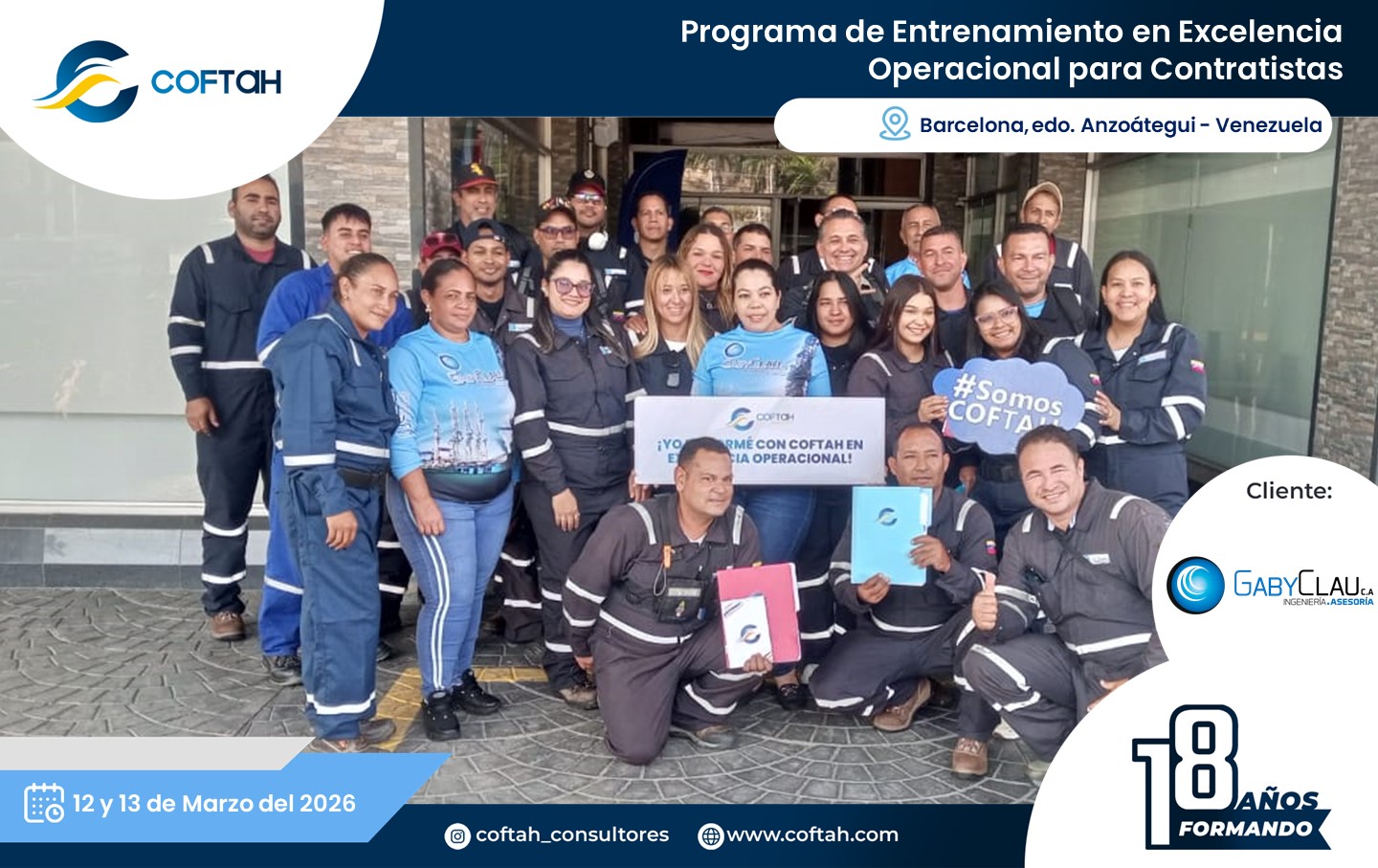 Lee más sobre el artículo Programa de Entrenamiento en Excelencia Operacional para Contratistas en GABYCLAU