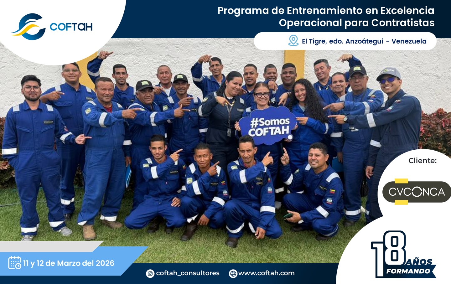 Lee más sobre el artículo Programa de Entrenamiento en Excelencia Operacional para Contratistas en CVCONCA