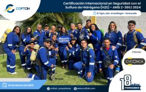 Certificación Internacional con el Sulfuro de Hidrógeno H2S – ANSI Z-390.1 2024