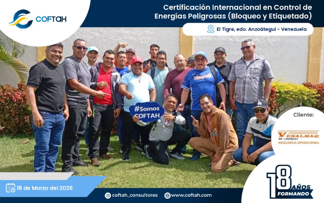Lee más sobre el artículo Certificación Internacional en Control de Energías Peligrosas (Bloqueo y Etiquetado) ANSI/ASSP Z244.1-20 en VENALMAQ