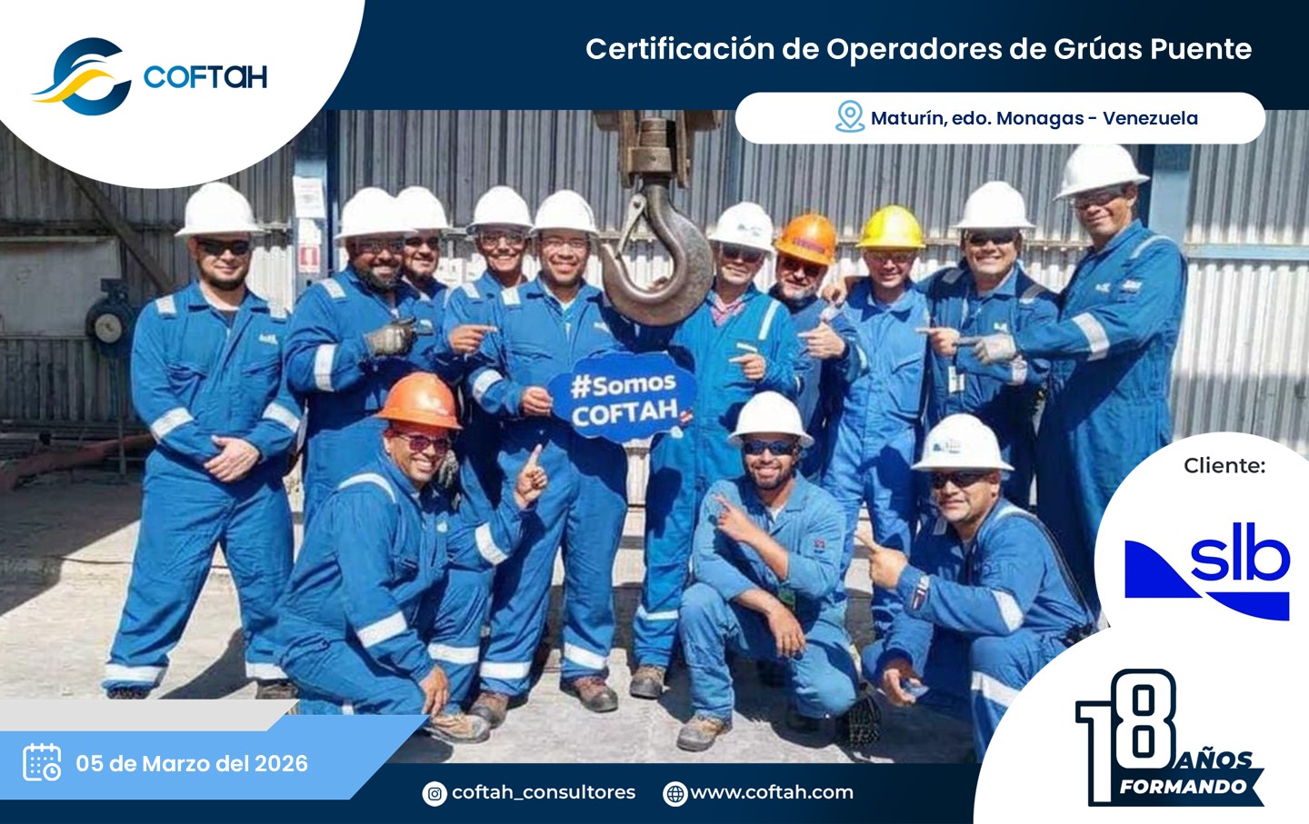 Lee más sobre el artículo Certificación de Operadores de Grúas Puentes en SLB