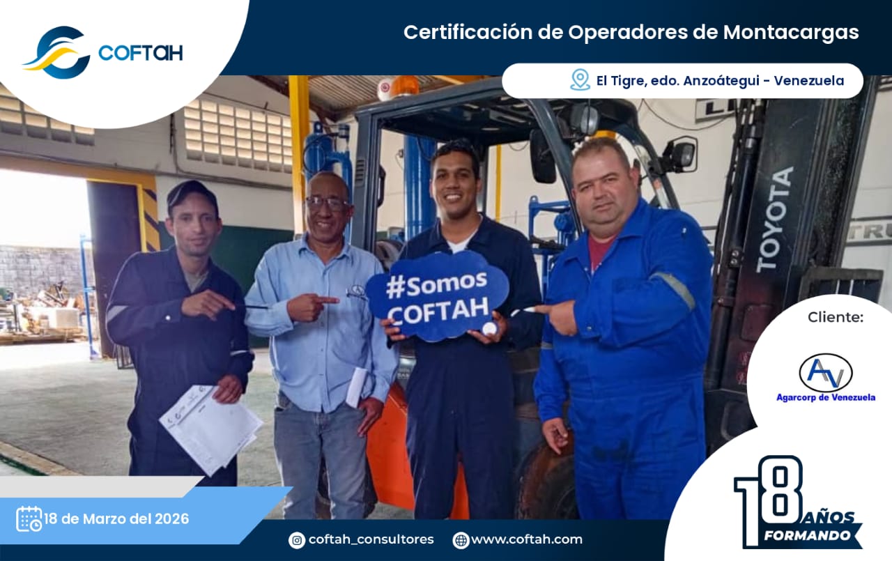 Lee más sobre el artículo Certificación de Operadores de Montacargas en AGARCORP DE VENEZUELA