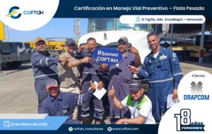 Certificación en Manejo Vial Preventivo – Flota Pesada