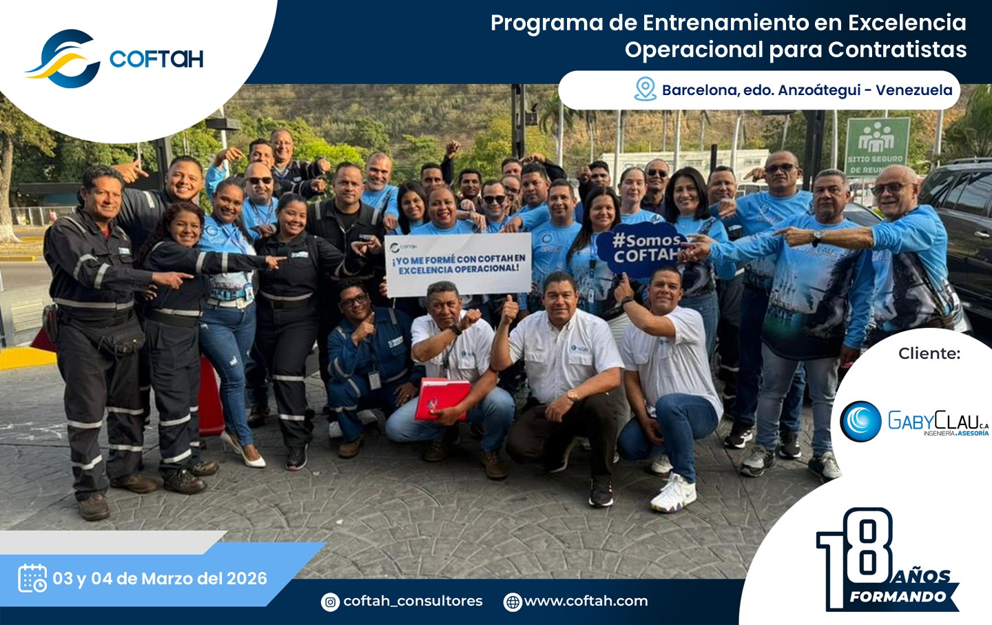 Lee más sobre el artículo Programa de Entrenamiento en Excelencia Operacional para Contratistas en GABYCLAU