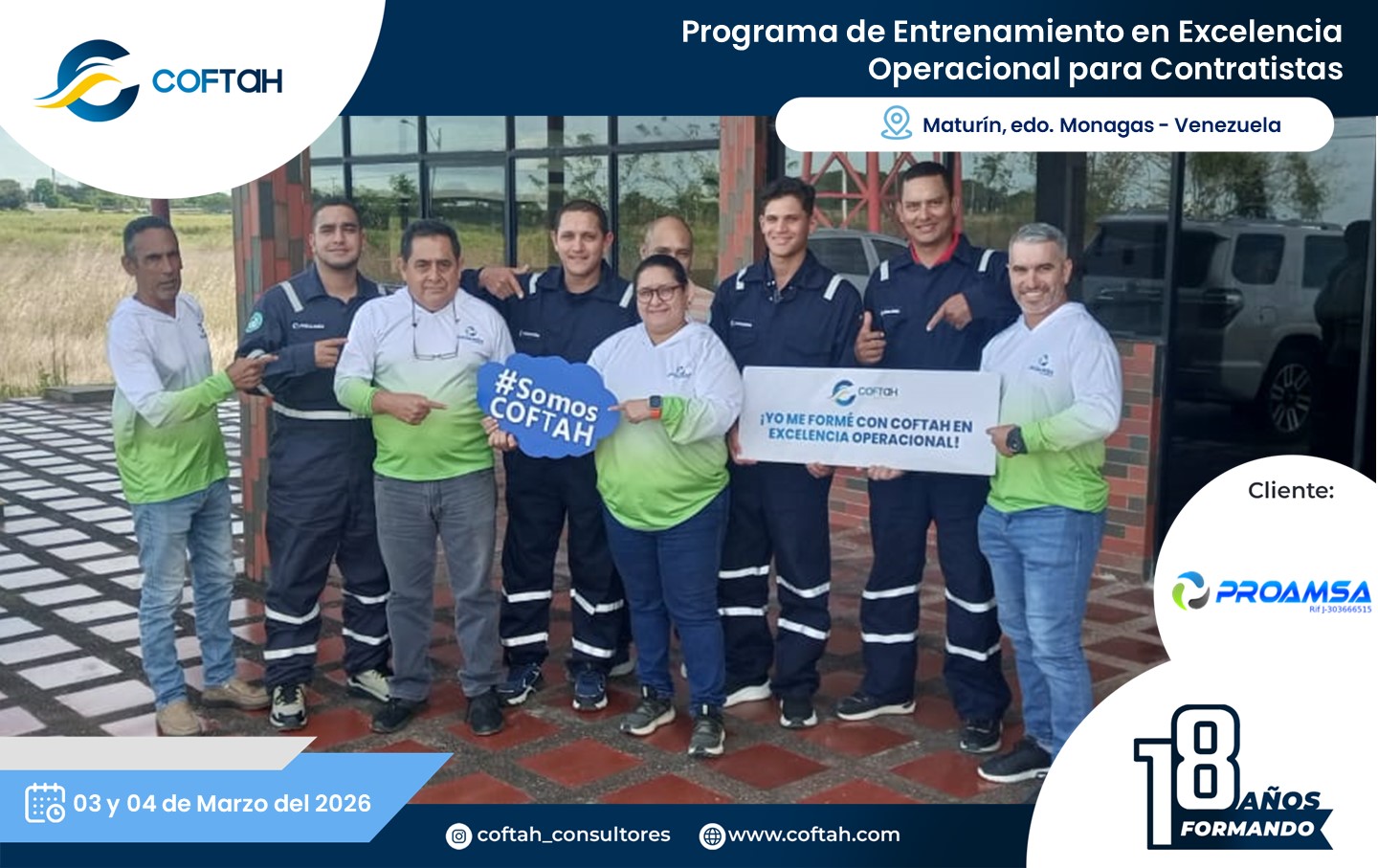 Lee más sobre el artículo Programa de Entrenamiento en Excelencia Operacional para Contratistas en PROAMSA