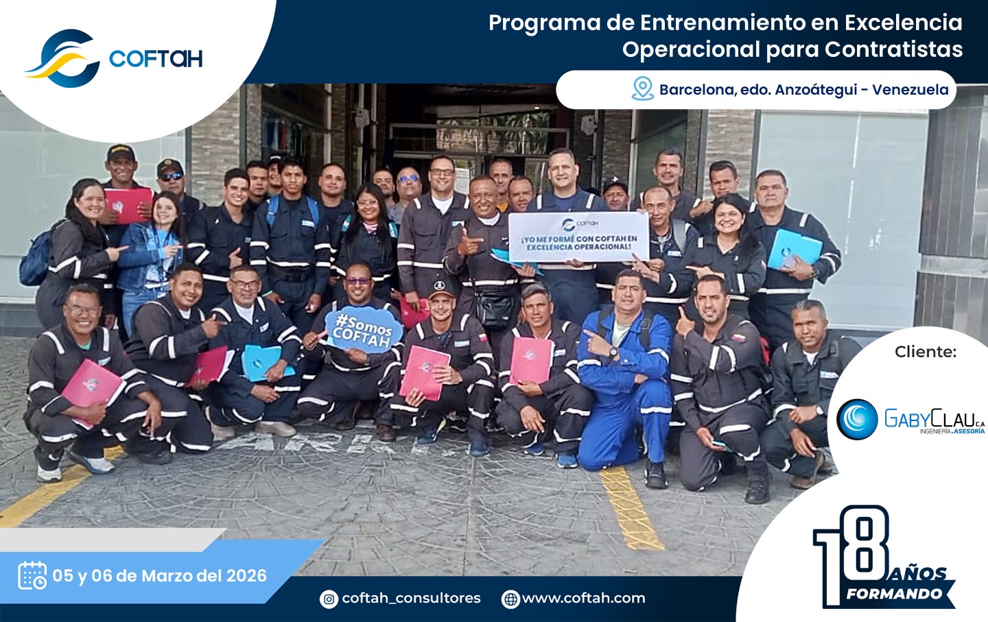 Lee más sobre el artículo Programa de Entrenamiento en Excelencia Operacional para Contratistas en GABYCLAU