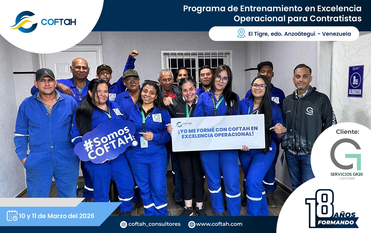 Lee más sobre el artículo Programa de Entrenamiento en Excelencia Operacional para Contratistas en SERVICIOS GR20