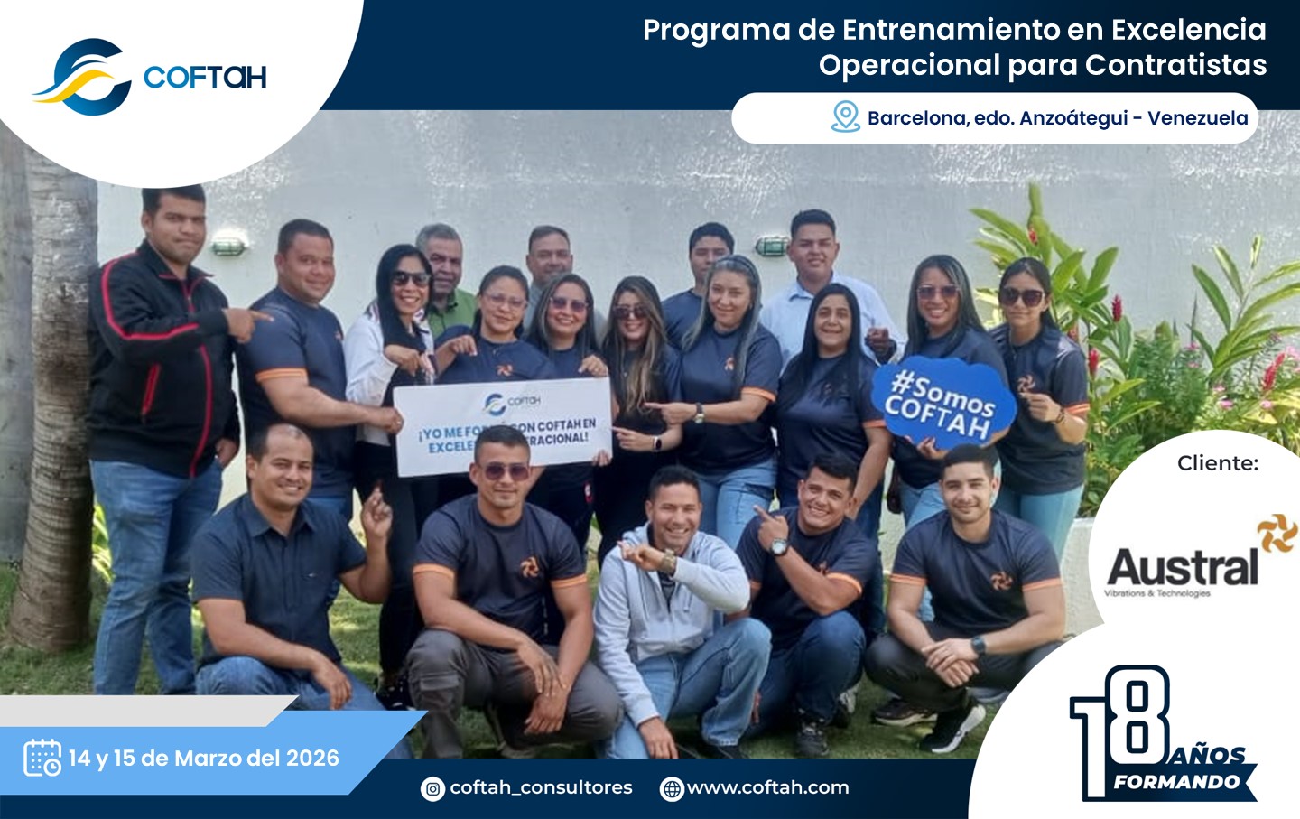 Lee más sobre el artículo Programa de Entrenamiento en Excelencia Operacional para Contratistas en AUSTRAL