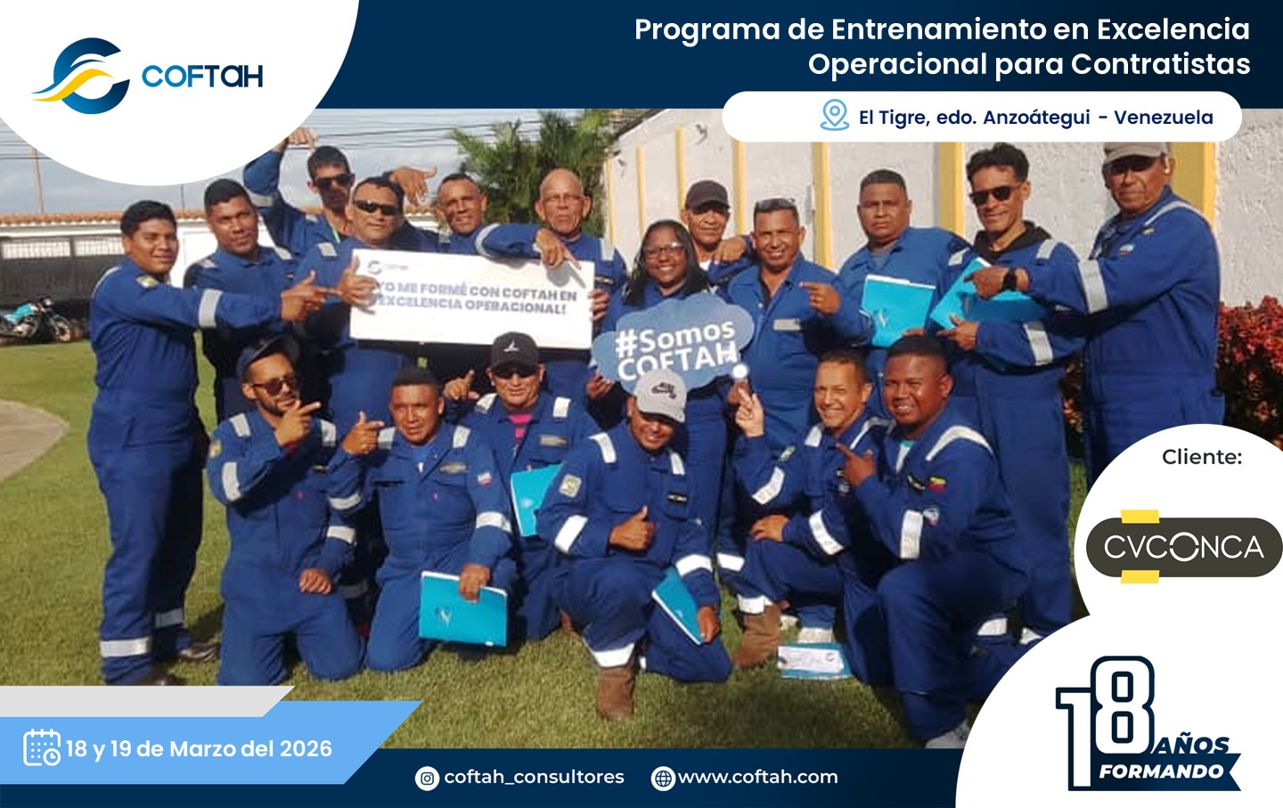 Lee más sobre el artículo Programa de Entrenamiento en Excelencia Operacional para Contratistas en CVCONCA