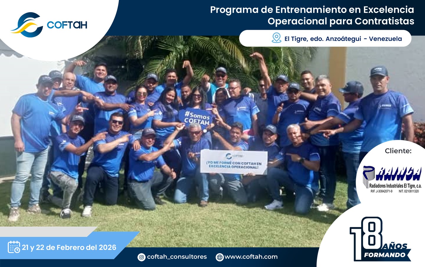 Lee más sobre el artículo Programa de Entrenamiento en Excelencia Operacional para Contratistas en RAINCA