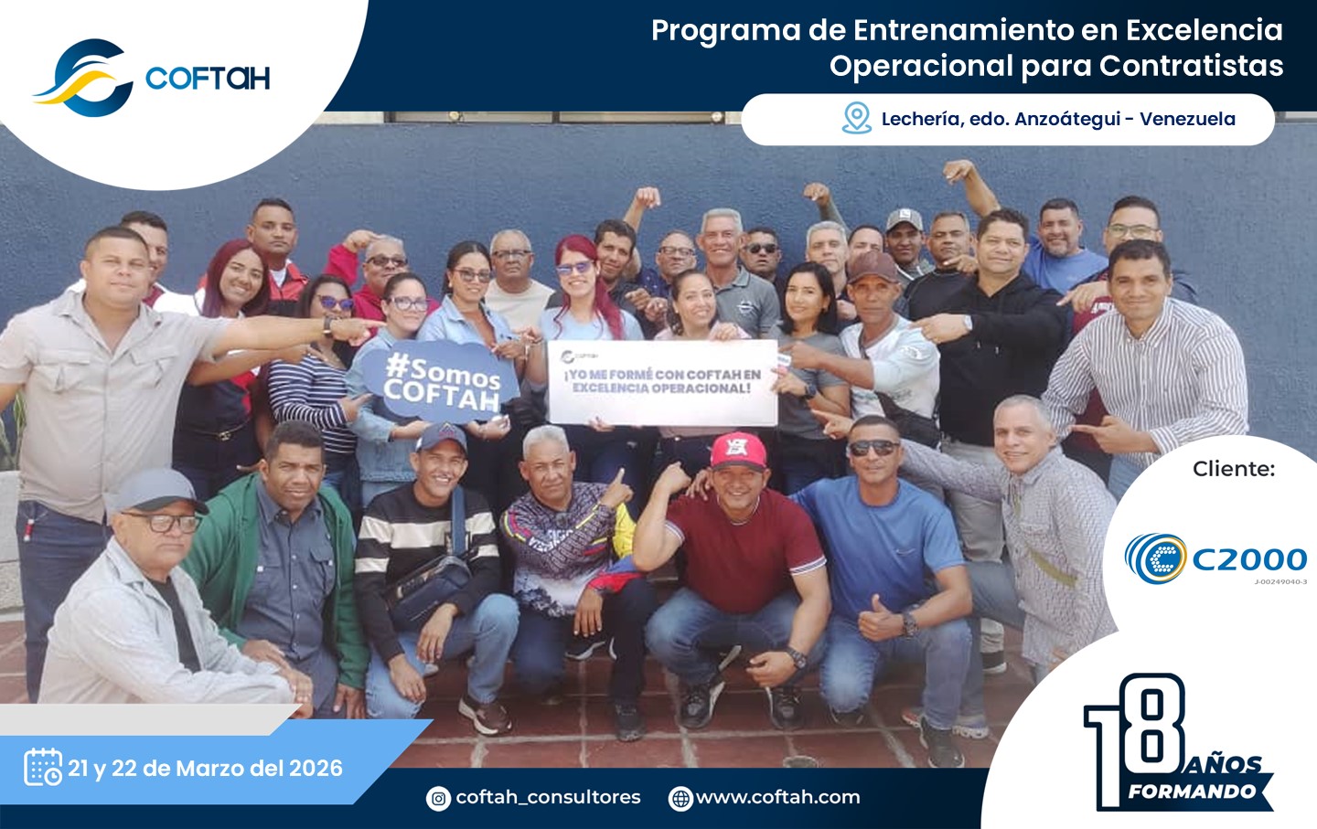 Lee más sobre el artículo Programa de Entrenamiento en Excelencia Operacional para Contratistas en CORROSION 2000