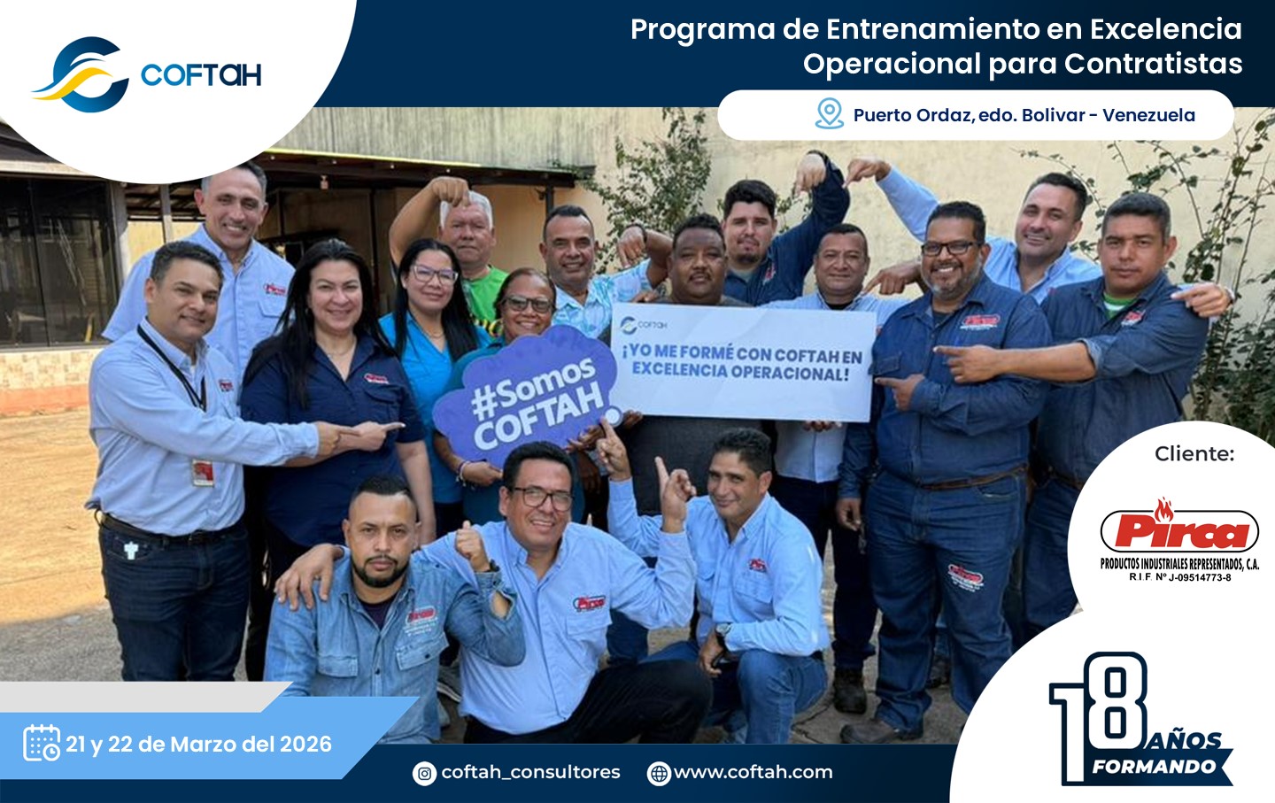Lee más sobre el artículo Programa de Entrenamiento en Excelencia Operacional para Contratistas en PIRCA