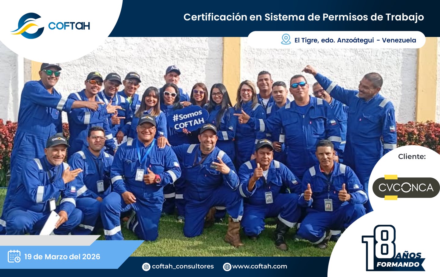 Lee más sobre el artículo Certificación en Sistema de Permisos de Trabajo en CVCONCA