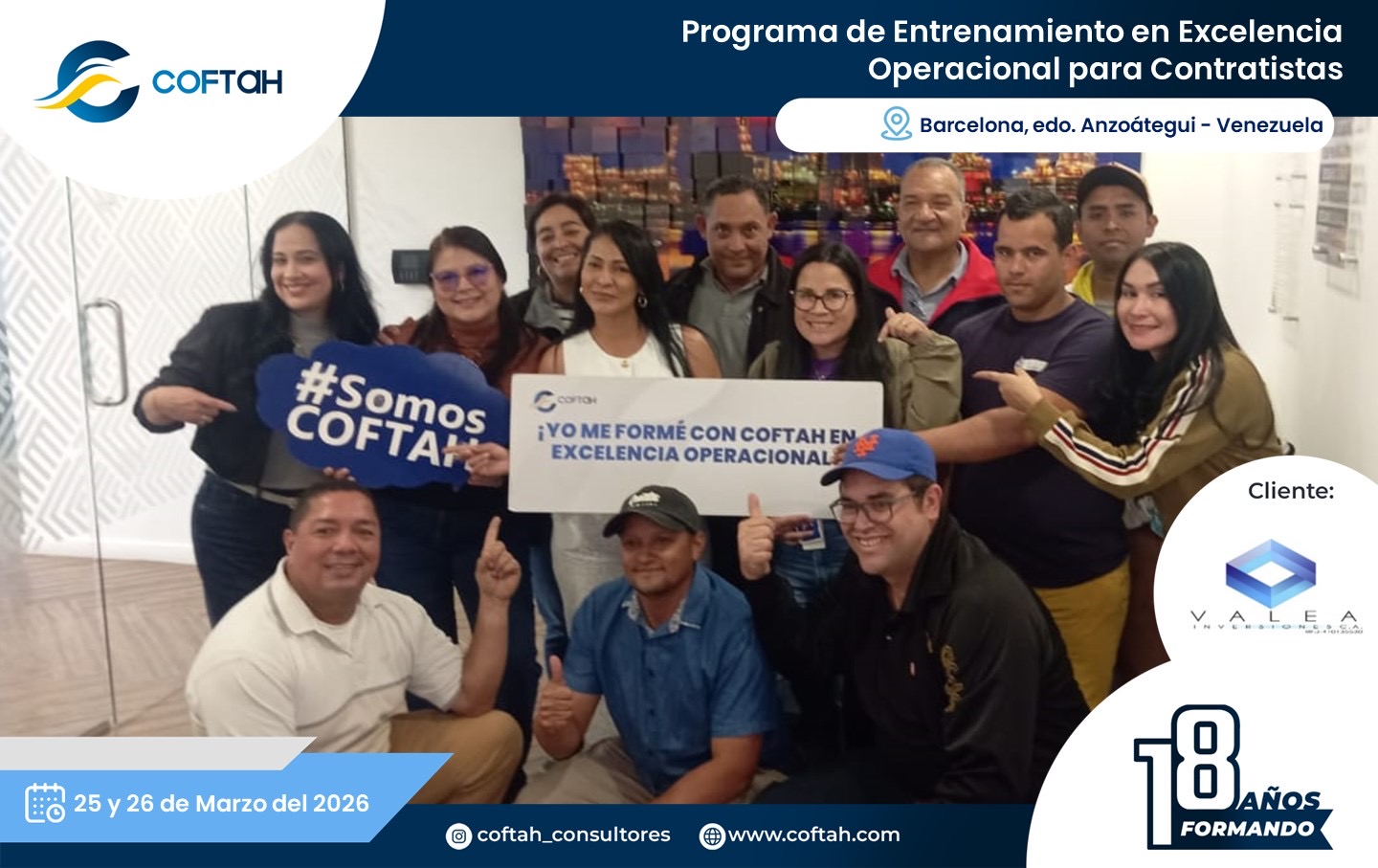 Lee más sobre el artículo Programa de Entrenamiento en Excelencia Operacional para Contratistas en VALEA