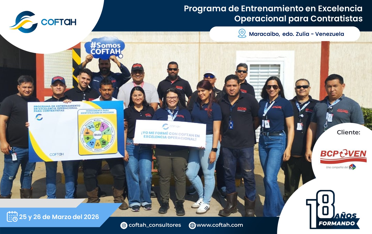 Lee más sobre el artículo Programa de Entrenamiento en Excelencia Operacional para Contratistas en BCPVEN