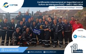 Certificación Internacional con el Sulfuro de Hidrógeno H2S – ANSI Z-390.1 2024