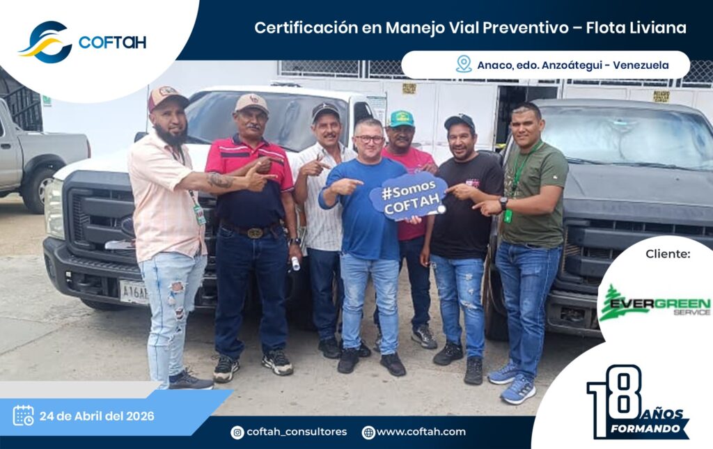 Certificación en Manejo Vial Preventivo – Flota Liviana
