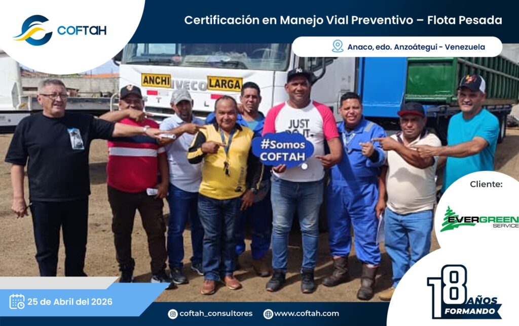 Certificación en Manejo Vial Preventivo – Flota Pesada